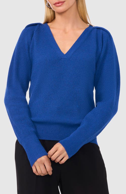 Halogenr Halogen(r) Raglan Rib Sweater In Blue Dusk