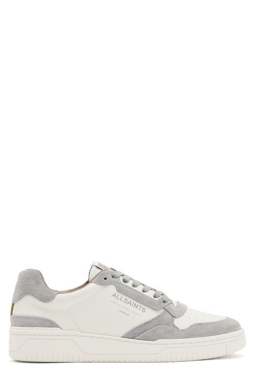 Regan Low Top Sneaker in White/Grey