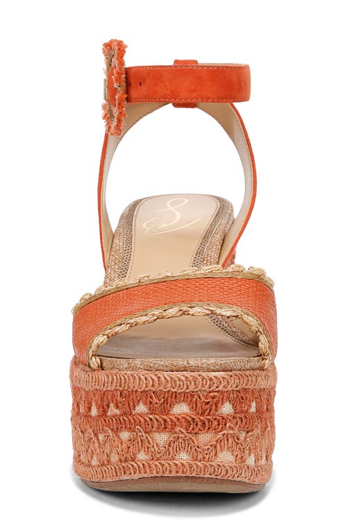SAM EDELMAN SAM EDELMAN AMBER ESPADRILLE PLATFORM ANKLE STRAP SANDAL 