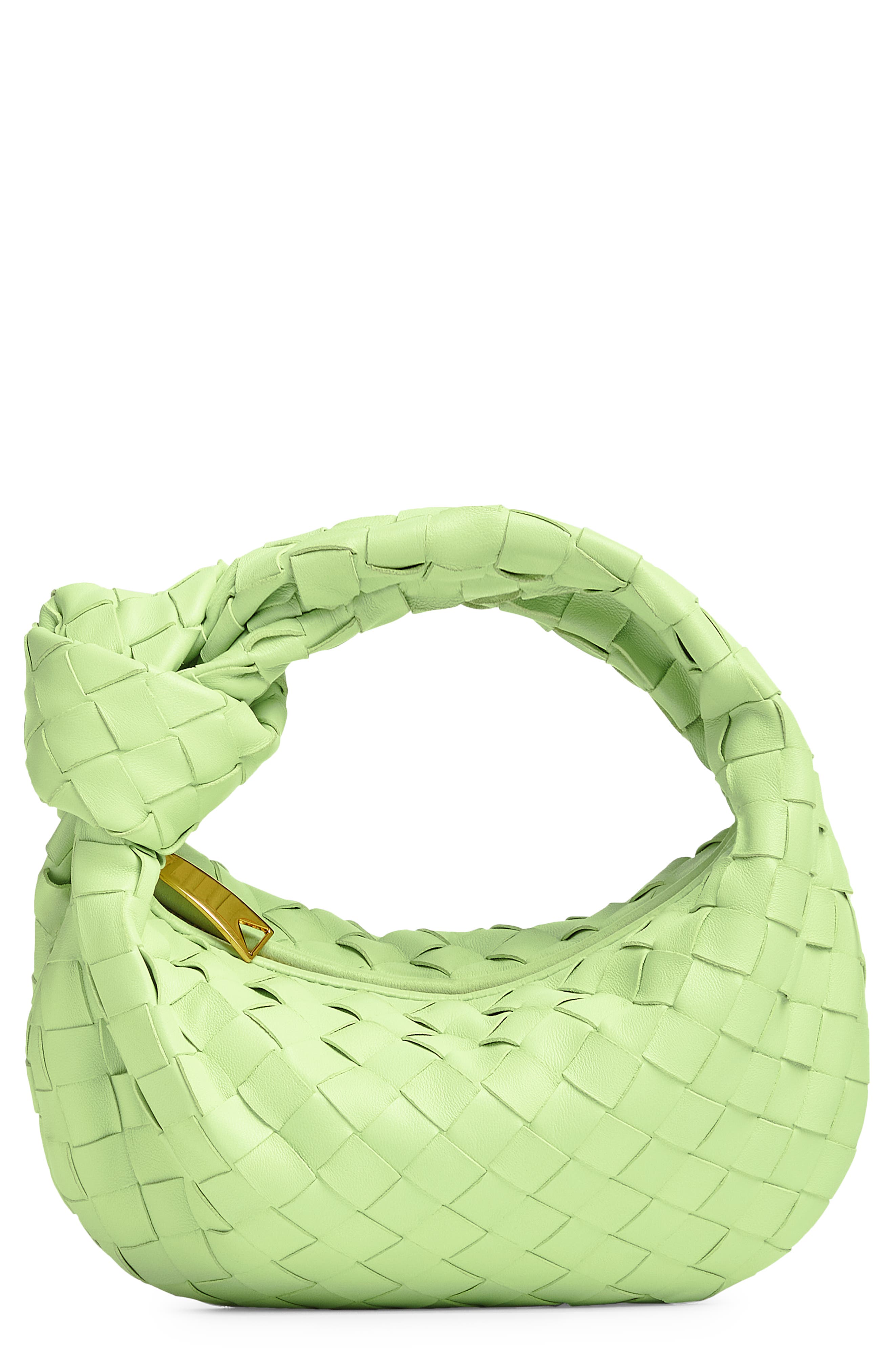 Bottega Veneta light green Mini Jodie Handbag