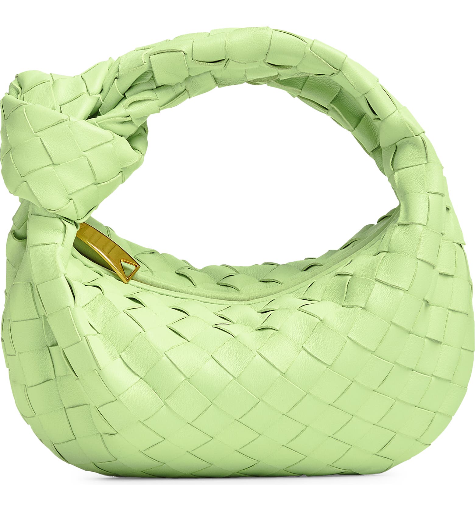 Bottega Veneta light green Mini Jodie Handbag