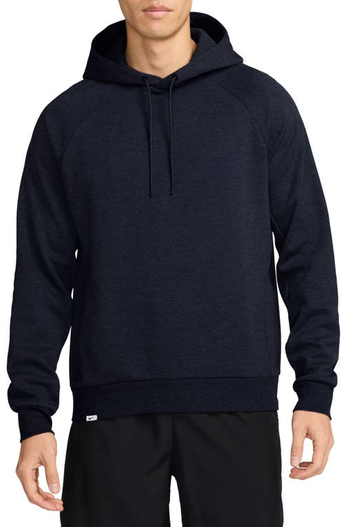 Shop Nike Primary Dri-fit Hoodie In Obsidian/heather