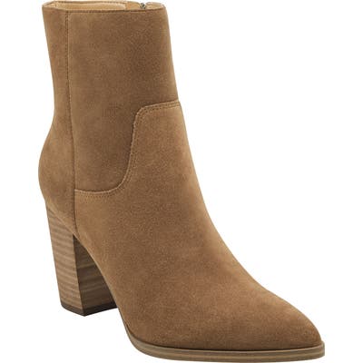 Marc Fisher Ltd Giana Western Bootie, Brown