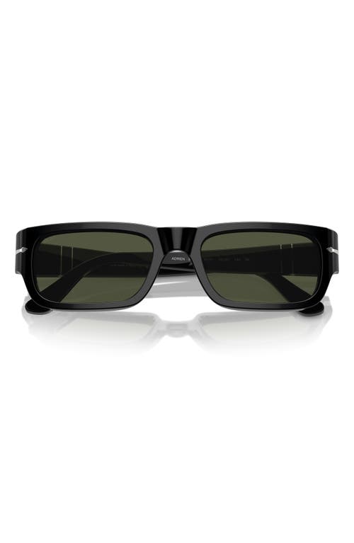 Adrien 55mm Rectangular Sunglasses in Black