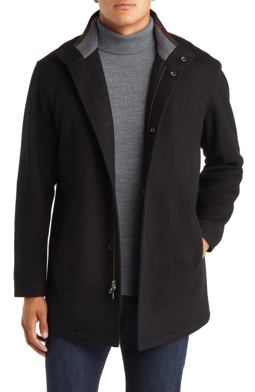 Crown Flex Fleece City Coat in Black