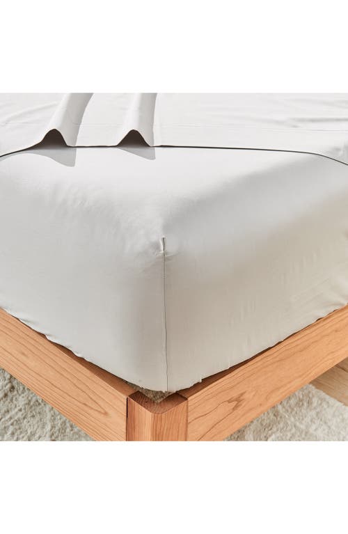 Sijo 400 Thread Luxesoft Organic Cotton Sateen Sheet Set In Dove