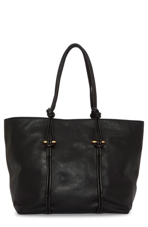 Lynne Leather Tote in Aged Rum Indpeb