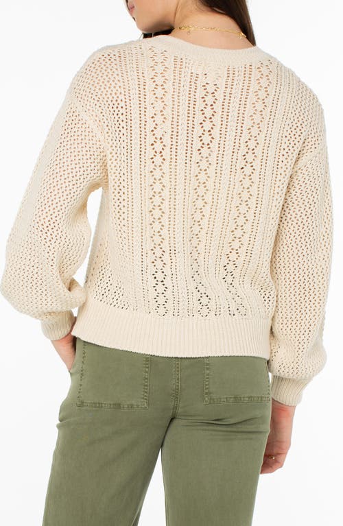 Shop Roxy Daybreak Sweater In Parchment