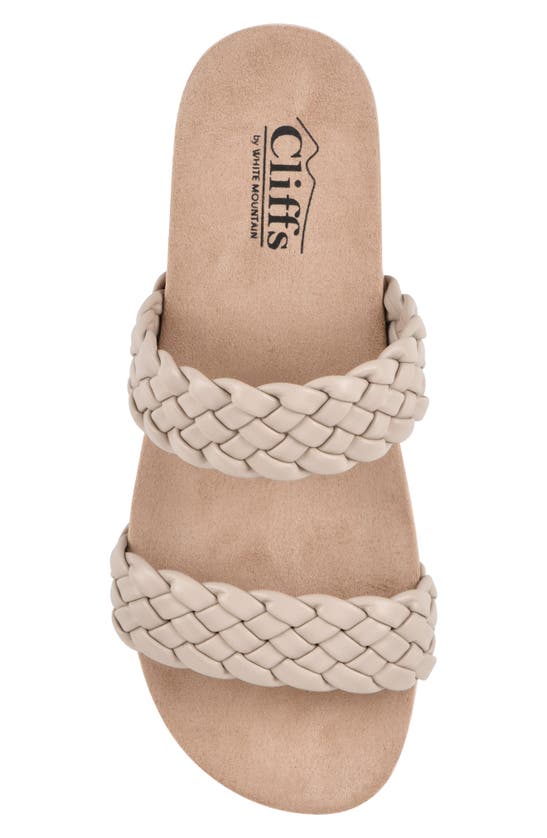 Cliffs By White Mountain Truly Slide Sneaker In Beige/ Smooth