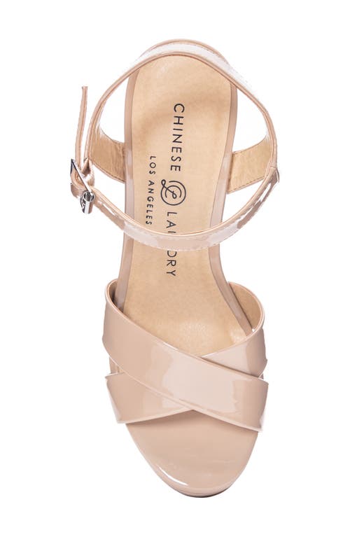 Chinese Laundry Always Platform Sandal In Light Beige