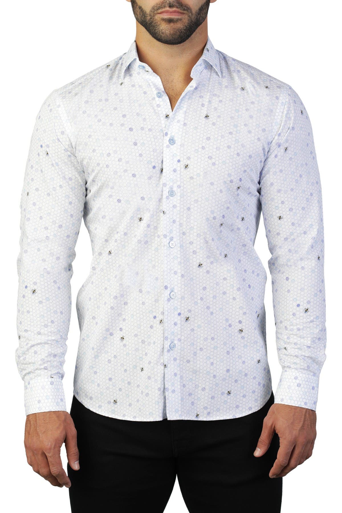 bee print shirt