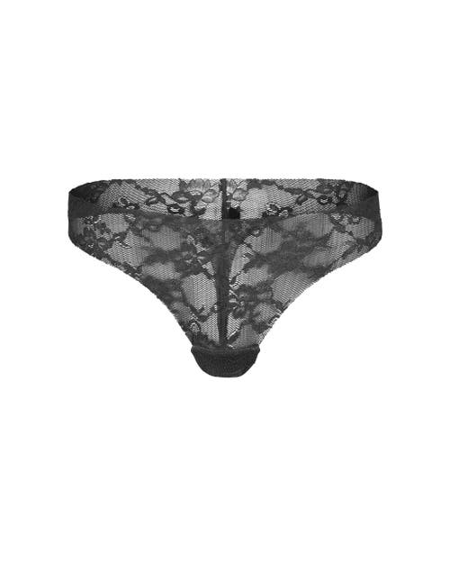 Adore Me Remi Thong Panties In Black