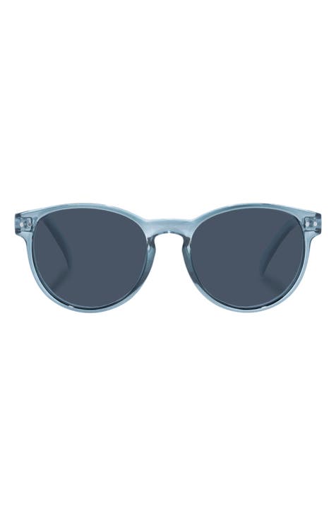 Grey round sunglasses best sale