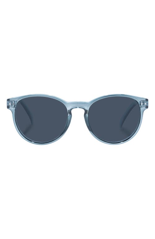 AIRE Karma 54mm Round Sunglasses in Steel 