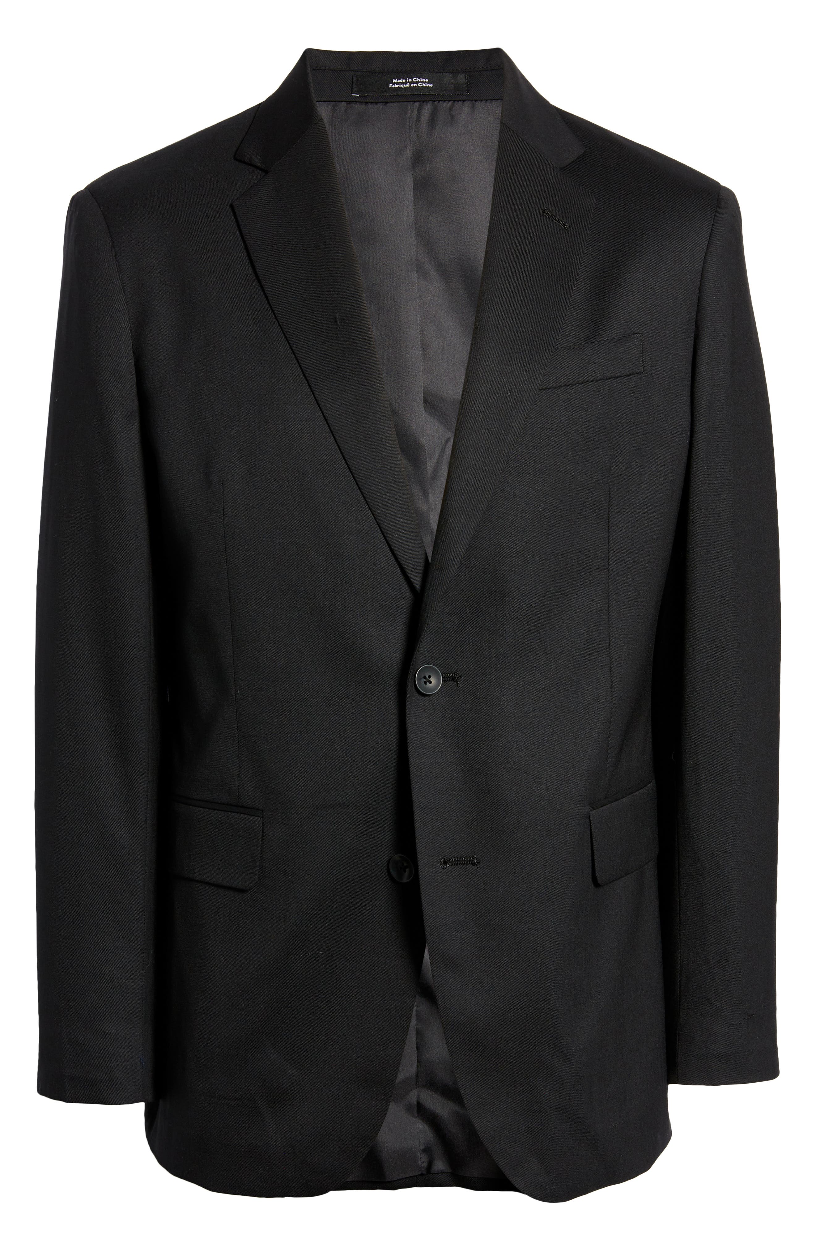 black wool mens blazer