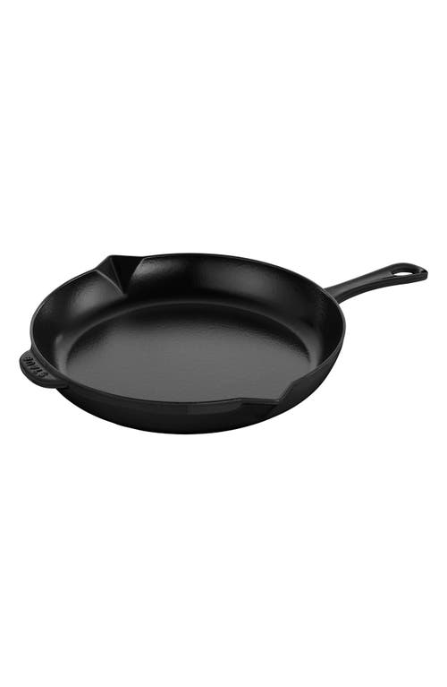 Staub 12-Inch Enameled Cast Iron Fry Pan in Matte Black at Nordstrom