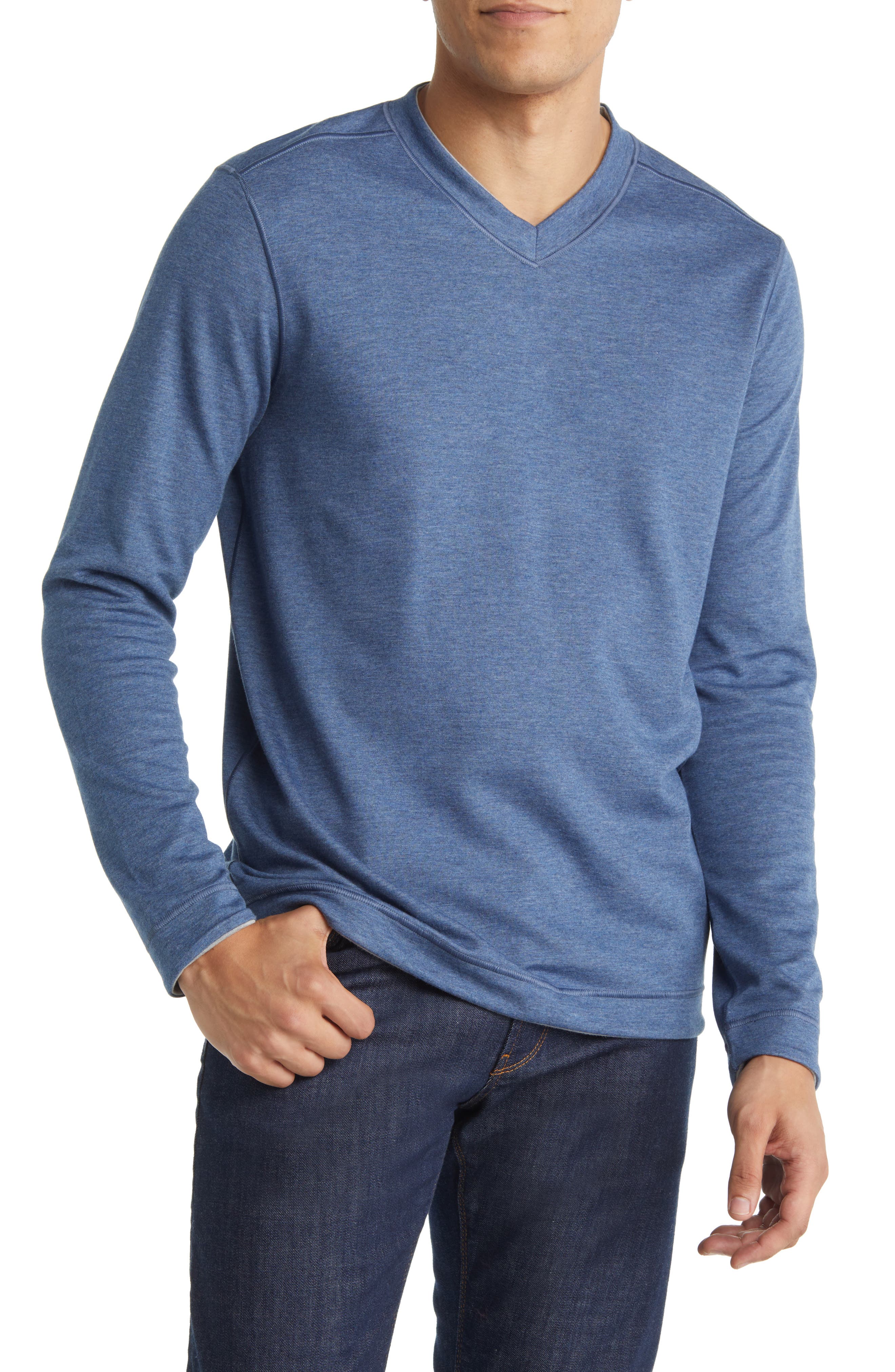 Jack Murphy Mens Victor Classic V Neck Sweater 
