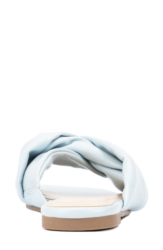 Fashion To Figure Women's Pamela Wide Width Flats In Light Blue