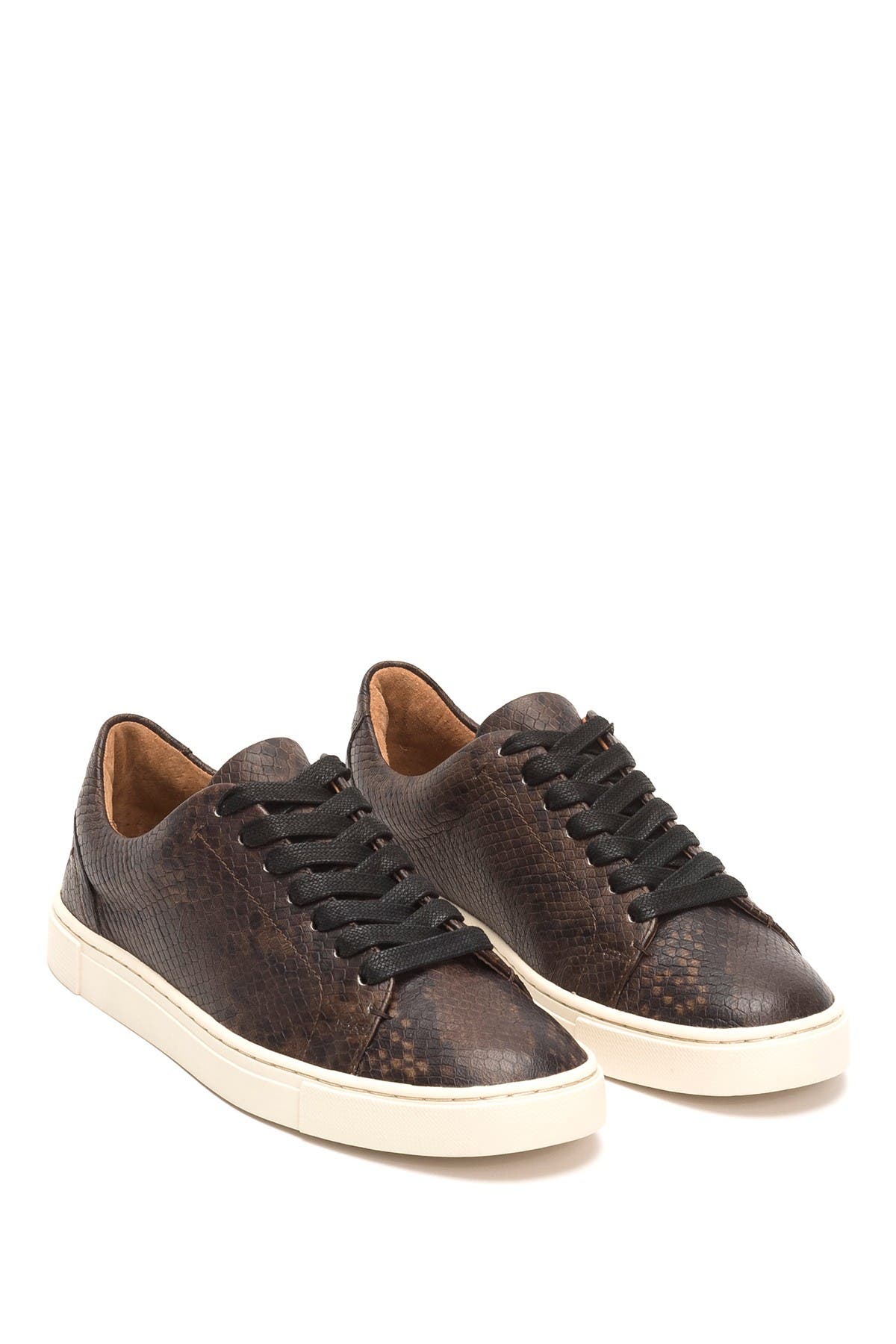 Frye | Snake Embossed Leather Ivy Low 