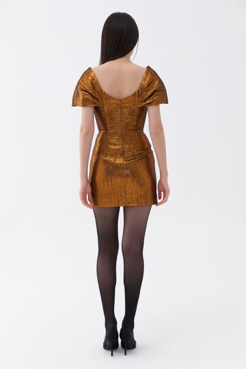 NOCTURNE NOCTURNE CORSET DESIGN MINI DRESS 