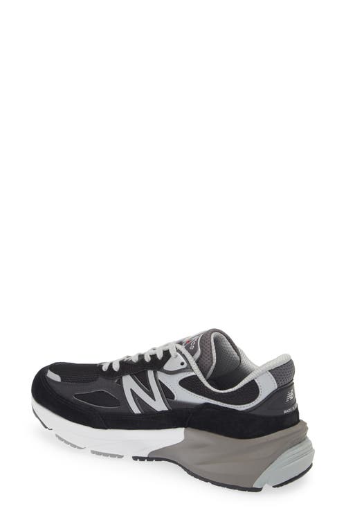 Shop New Balance 990v6 Core Running Shoe In Black/black