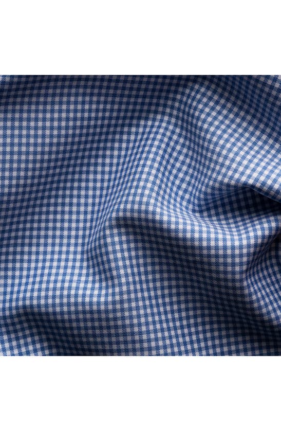 Shop Eton Contemporary Fit Gingham Dress Shirt In Dark Blue