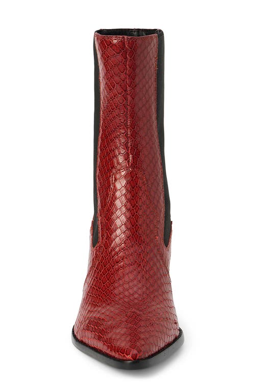 MATISSE MATISSE KEITH LIZARD EMBOSSED CHELSEA BOOT 