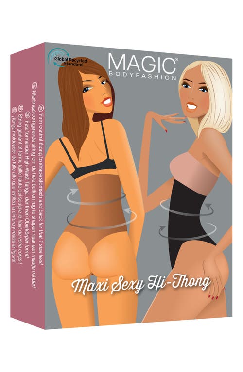 MAGIC BODYFASHION MAGIC BODYFASHION MAGIC SEXY HIGH-THONG HIGH WAIST SHAPING THONG 