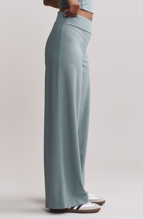 Rhone Ripple Wide Leg Sweatpants In Blue Hue