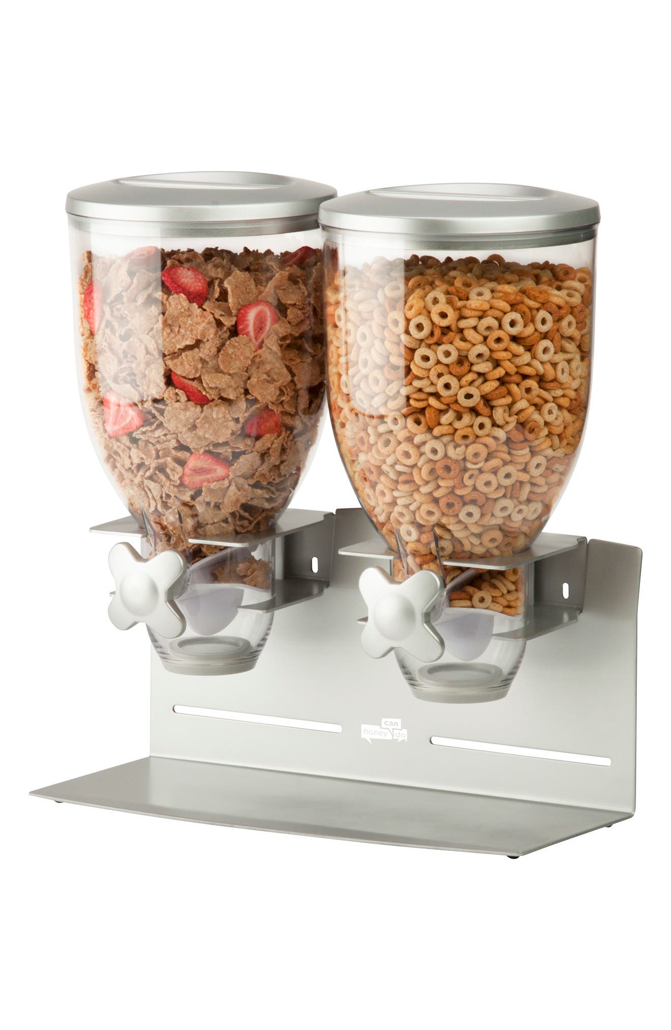 HONEYCANDO Double Canister Dry Food Cereal Dispenser Nordstromrack