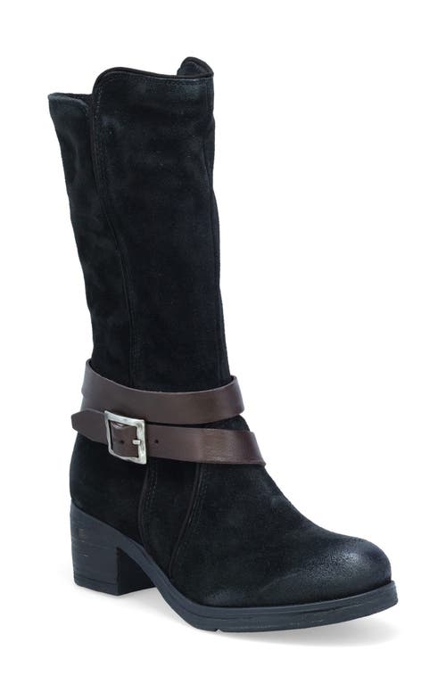 Miz Mooz Sunrise Buckle Boot Black at Nordstrom,