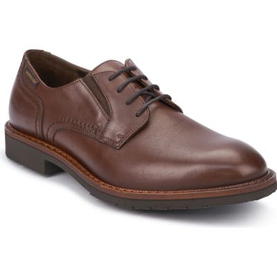 Mephisto Noah Plain Toe Derby- Brown