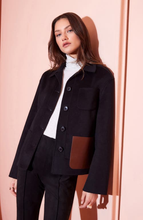 Fifteen Twenty Ludlow Wool Blend Jacket In Black