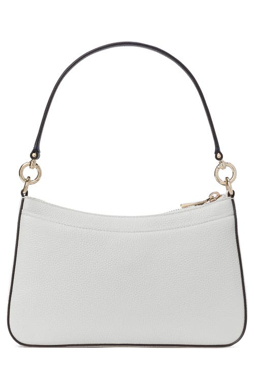 Shop Kate Spade New York Hudson Pebbled Leather Medium Shoulder Bag In Stone Path Multi