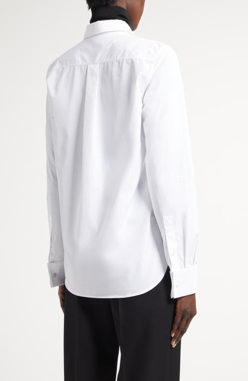 Shop The Row Metis Cotton Button-up Shirt In White