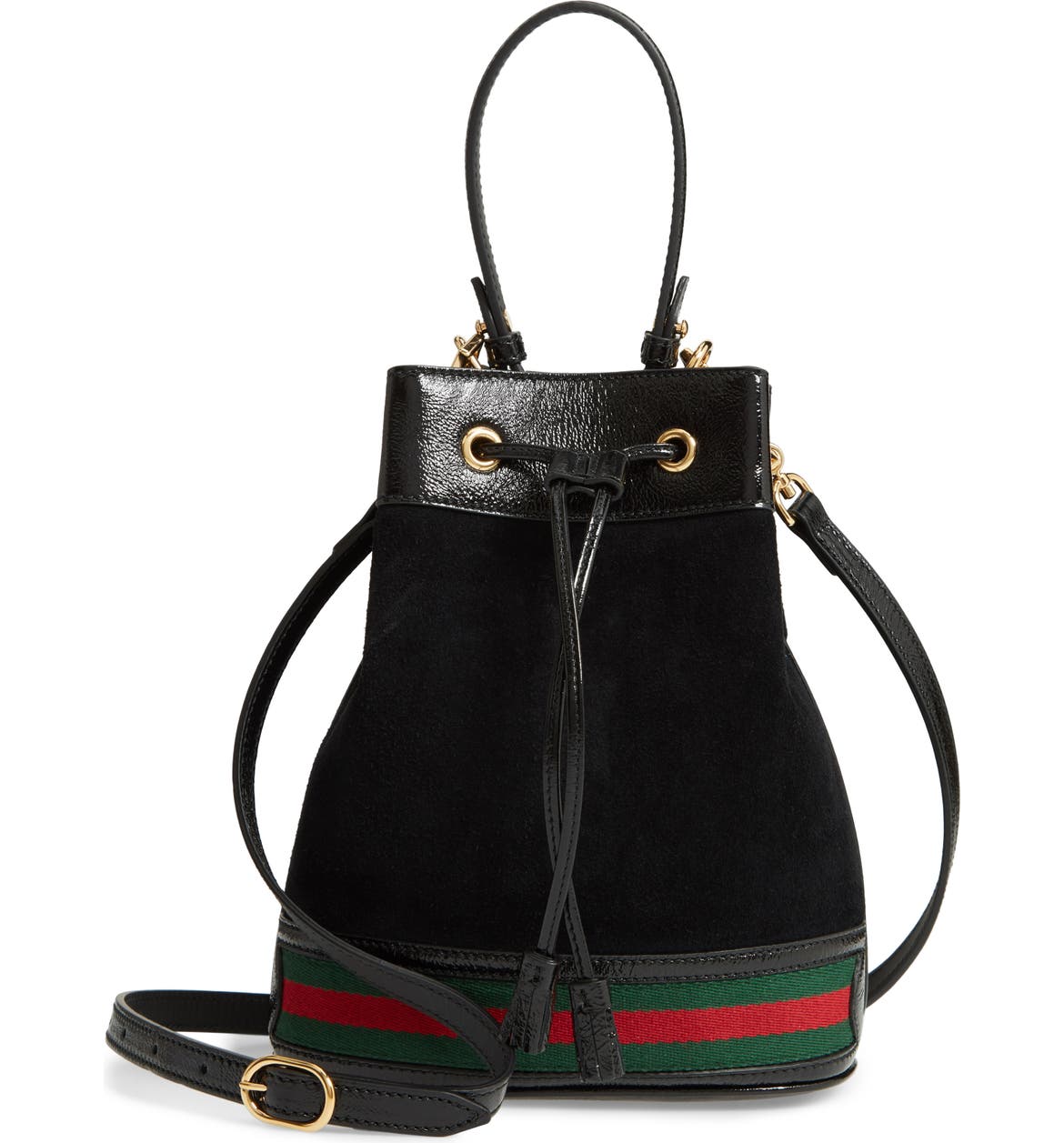 Gucci SmallSuede & Leather Bucket Bag | Nordstrom