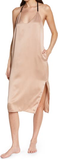 Lunya Washable Silk Slipdress Nightgown Nordstrom