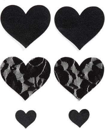 2pairs/Set Transparent Heart & Triangle Shaped Bra Straps, Mix