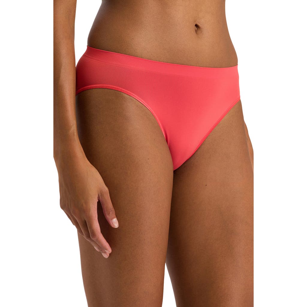 Hanro Touch Feeling High Cut Briefs In Red