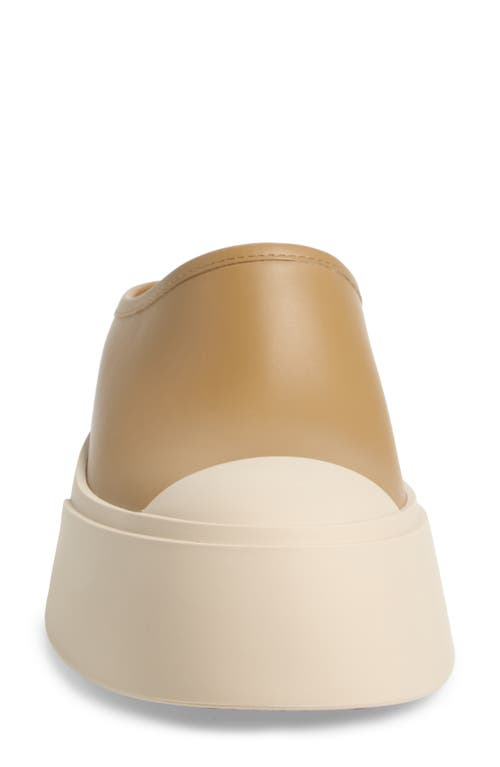 Marni Pablo Leather Mule Sneaker In Cream