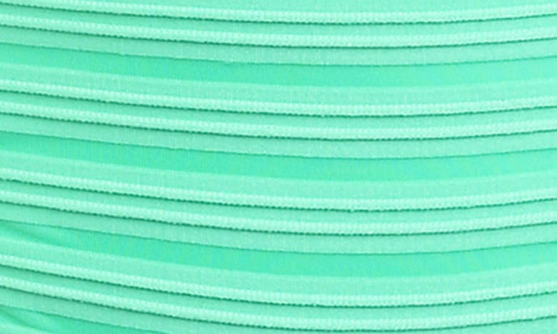 Shop La Blanca Fluid Lines High Waist Bikini Bottoms In Seafoam