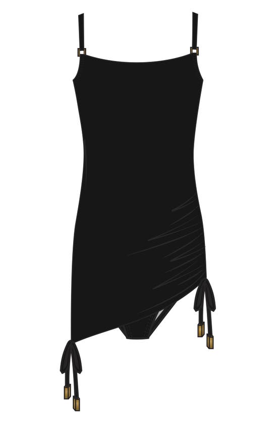 Shop Magicsuit Chromatique Ella Skirted One-piece Swimsuit In Black