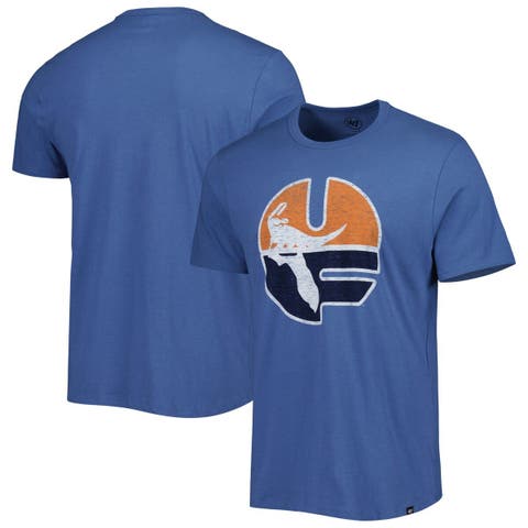 Men's '47 Royal Dallas Cowboys Varsity Arch Throwback T-Shirt 