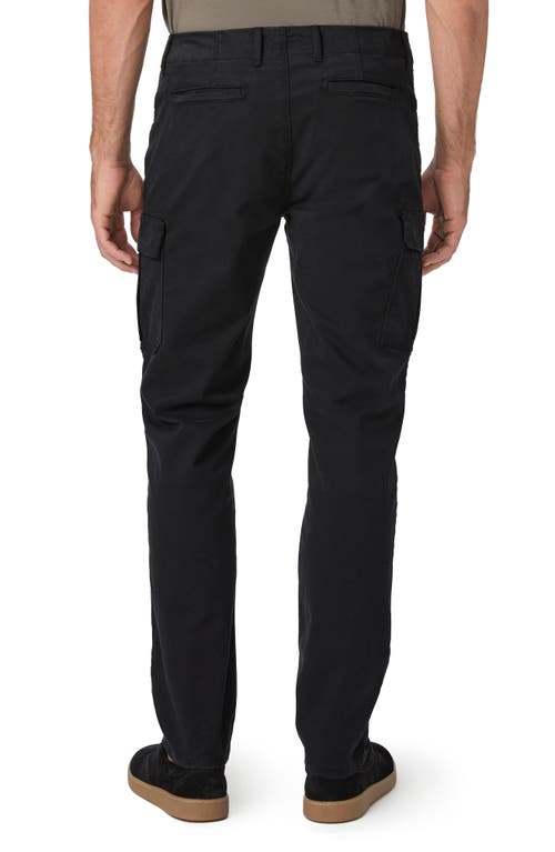 Shop Paige Ronin Tapered Sateen Cargo Pants In Black