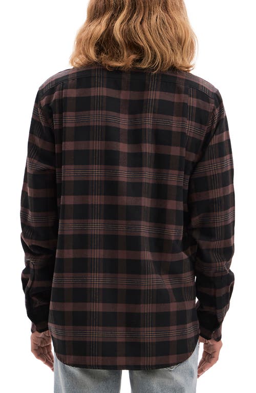 VAYDER VAYDER PRESTON PLAID COTTON & SILK FLANNEL BUTTON-UP SHIRT