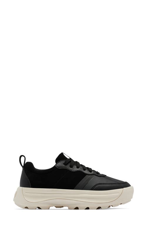 Sorel Ona 503 Low Top Platform Sneaker In Black/chalk