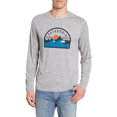 Patagonia Capilene Cool Daily Long Sleeve T-Shirt, Grey