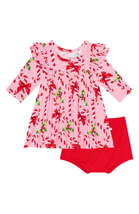 Kids' Helen Flutter Dress & Bloomers Set (Nordstrom Exclusive) (Baby & Toddler)