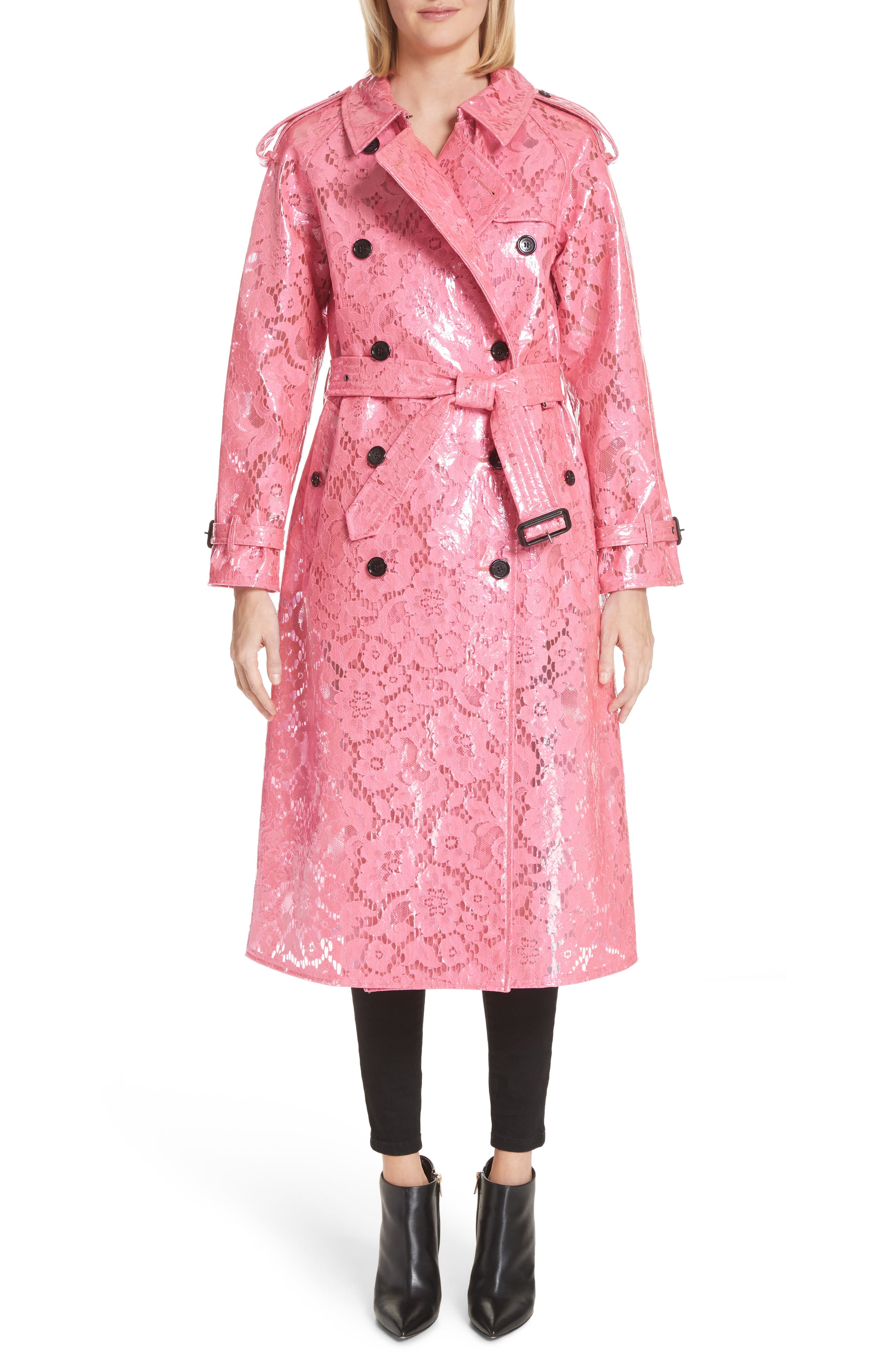 lace burberry trench coat