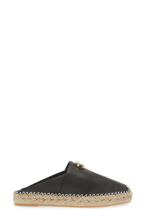 Shop Valentino Garavani Vlogo Bold Espadrille Mule In Nero